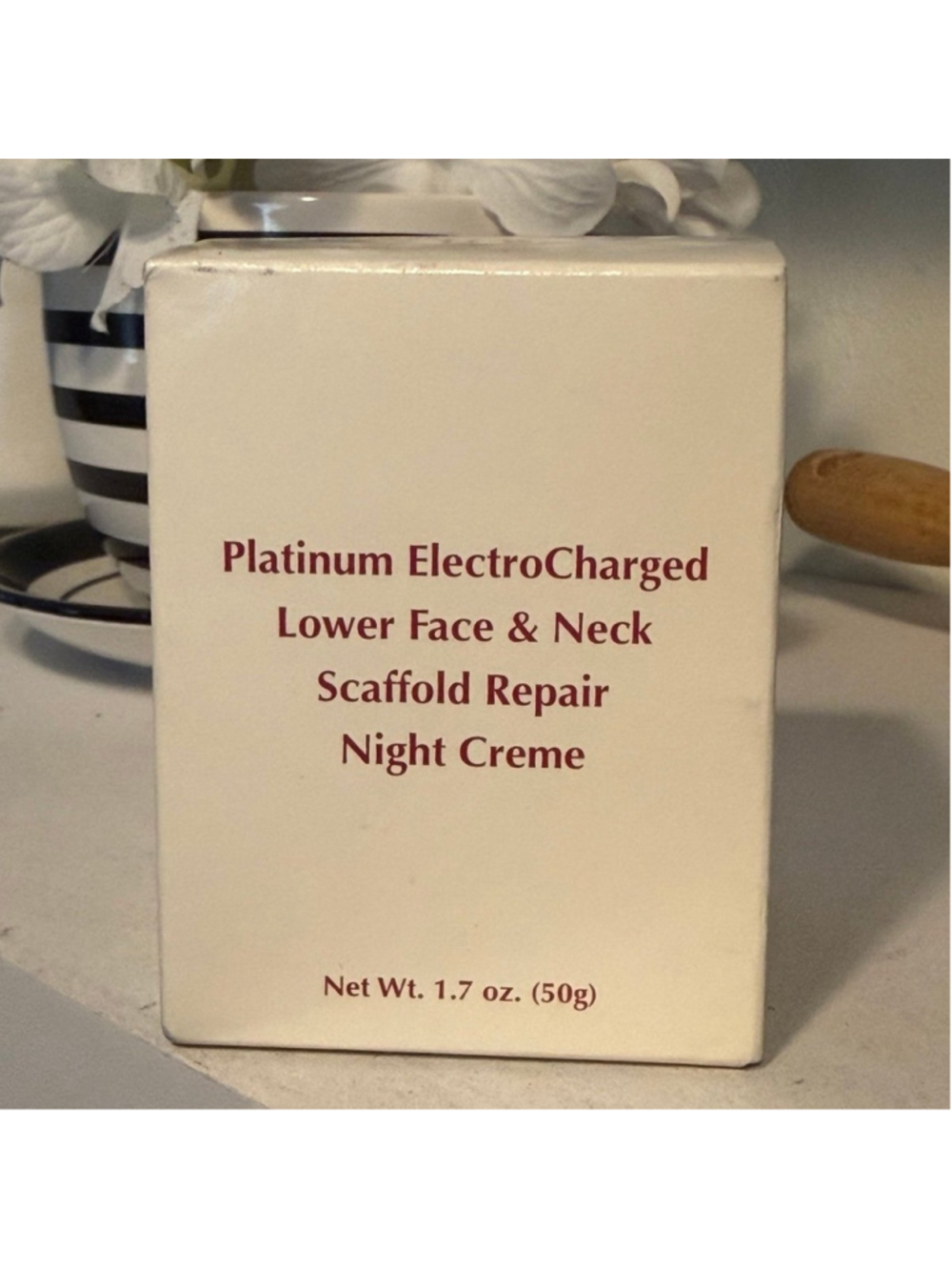 Signature Club A Platinum ElectroCharged Lower Face & Neck Night Creme NEW